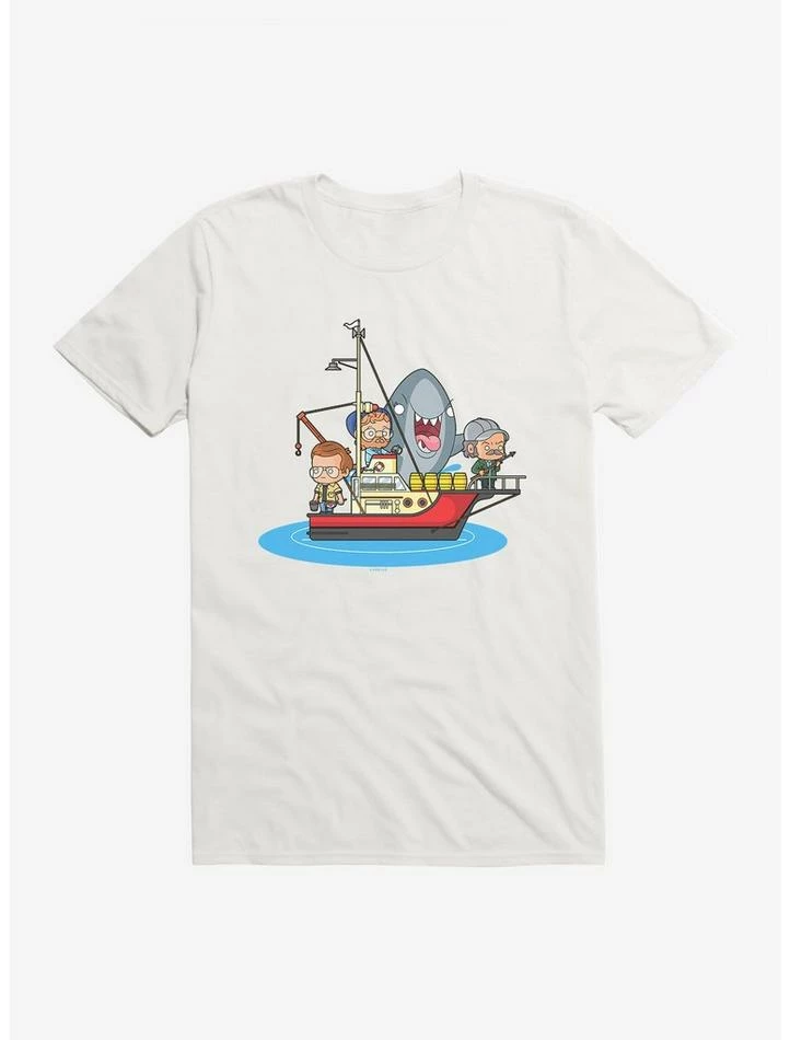 Cheap π Jaws Chibi Boat Attack T-Shirt π₯° - Image 6