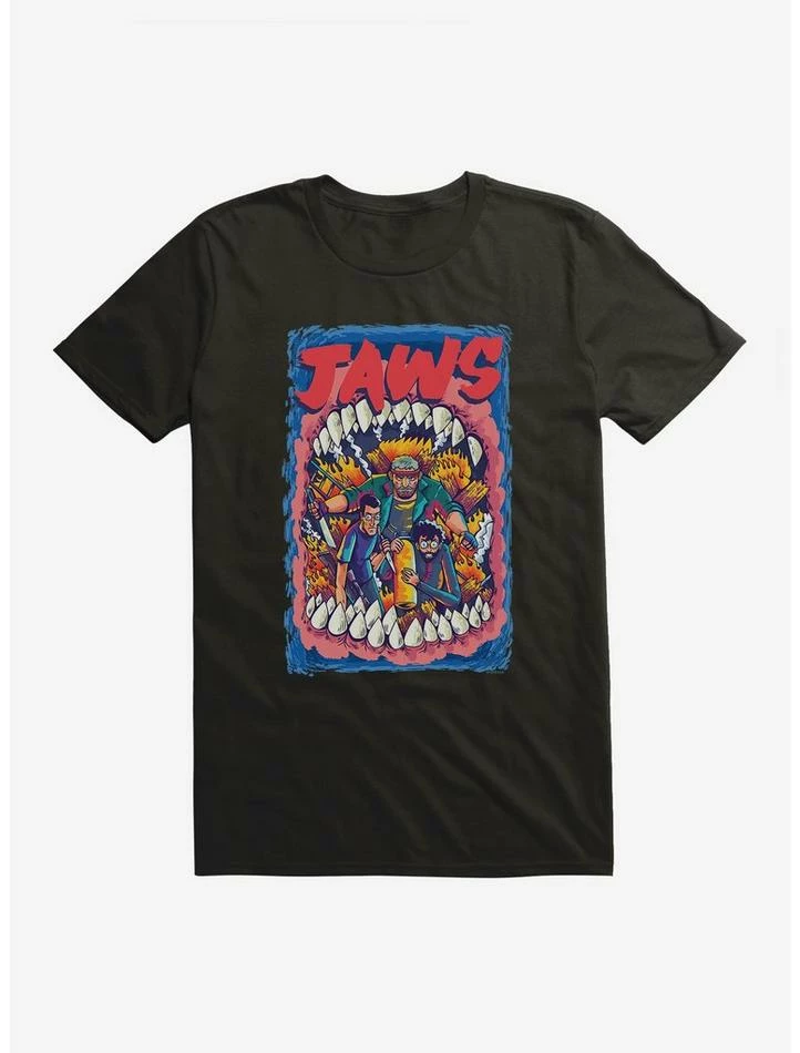 Hot Sale π Jaws Comic Art Poster T-Shirt β¨ - Image 2
