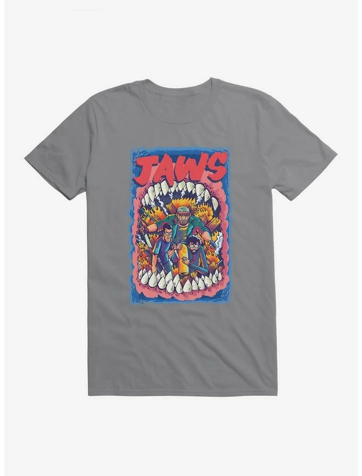 Hot Sale π Jaws Comic Art Poster T-Shirt β¨ - Image 4