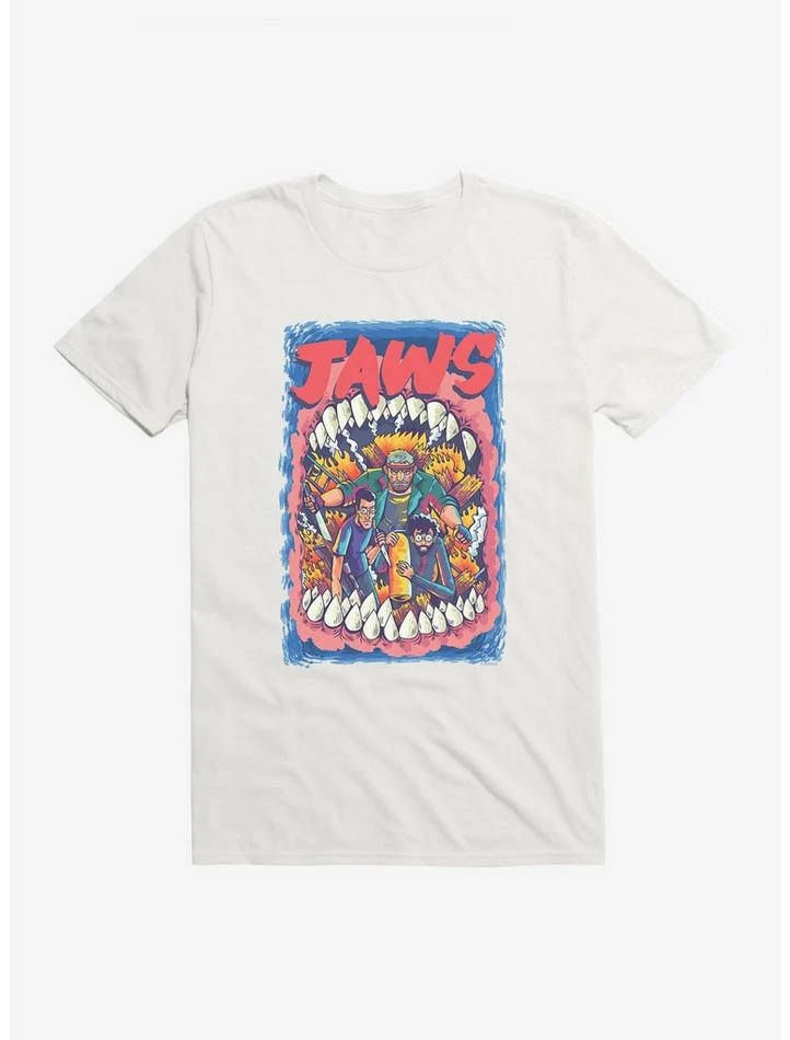 Hot Sale π Jaws Comic Art Poster T-Shirt β¨ - Image 6