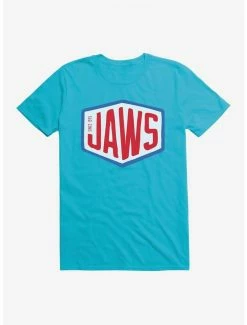 Best deal 🛒 Jaws Font Logo T-Shirt ❤️