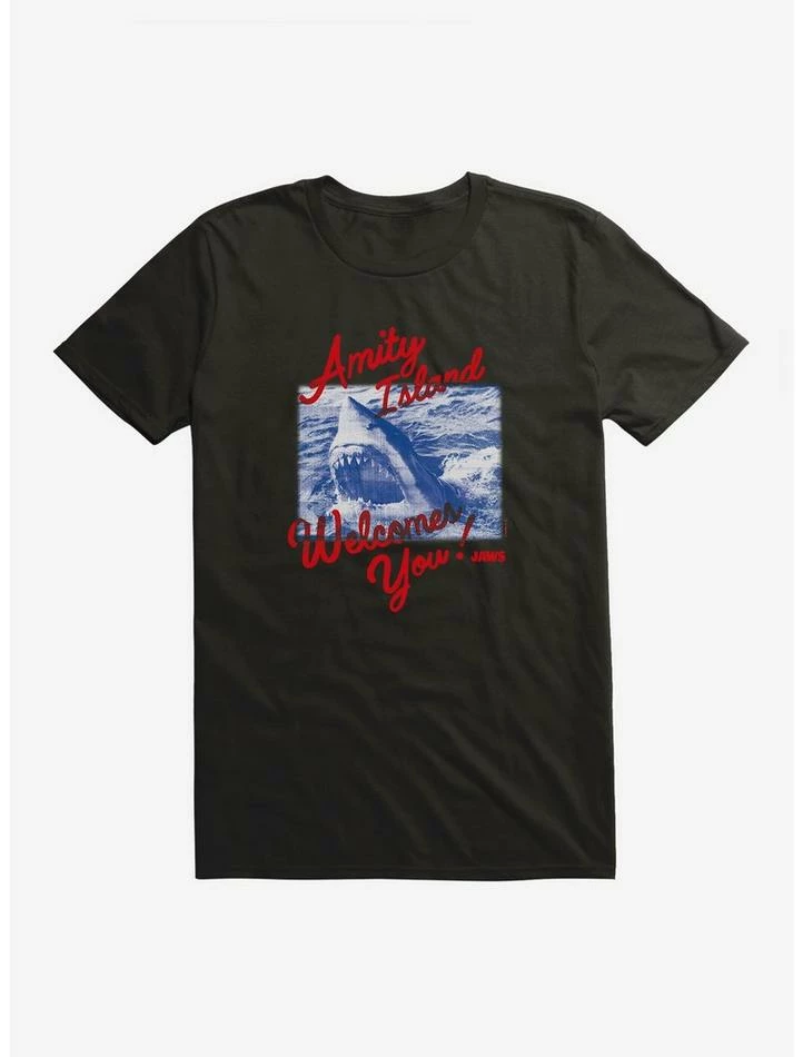 Budget π Jaws Welcome Card T-Shirt π₯° - Image 2