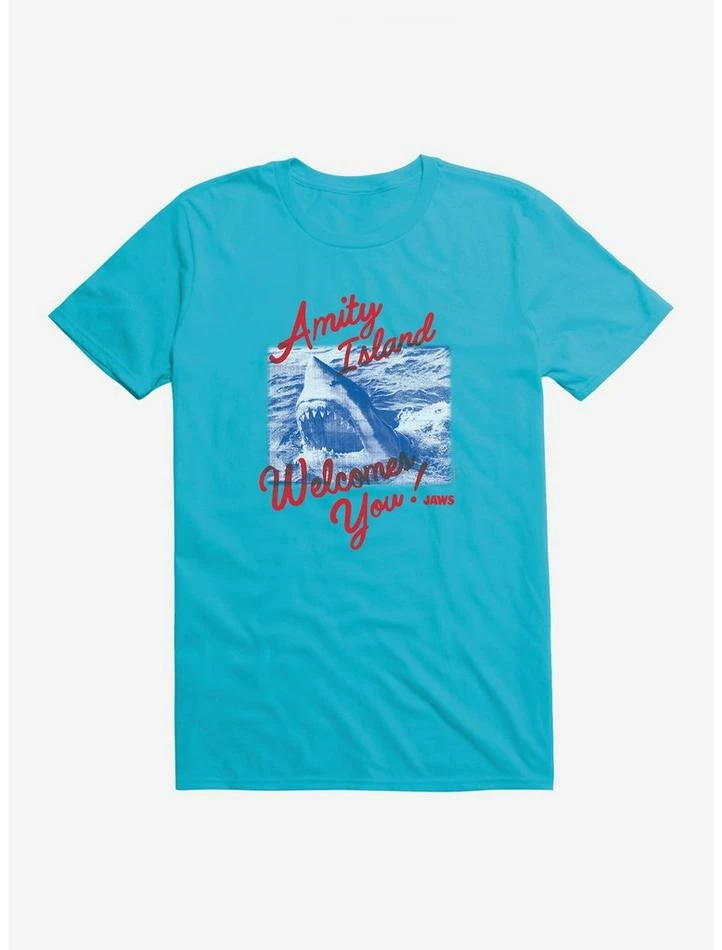 Budget π Jaws Welcome Card T-Shirt π₯° - Image 3