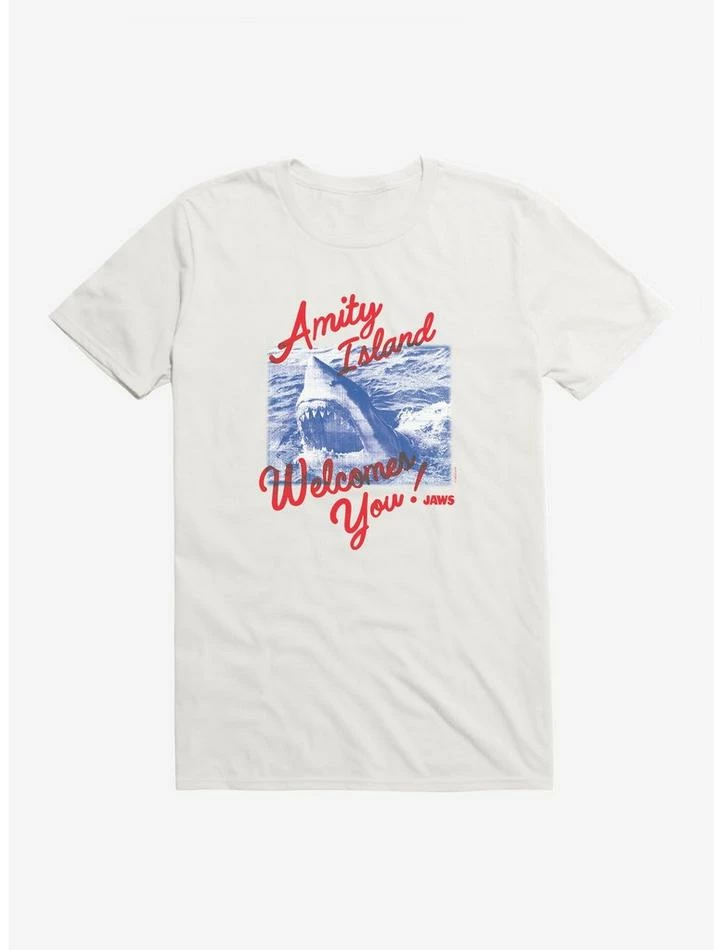 Budget π Jaws Welcome Card T-Shirt π₯° - Image 6