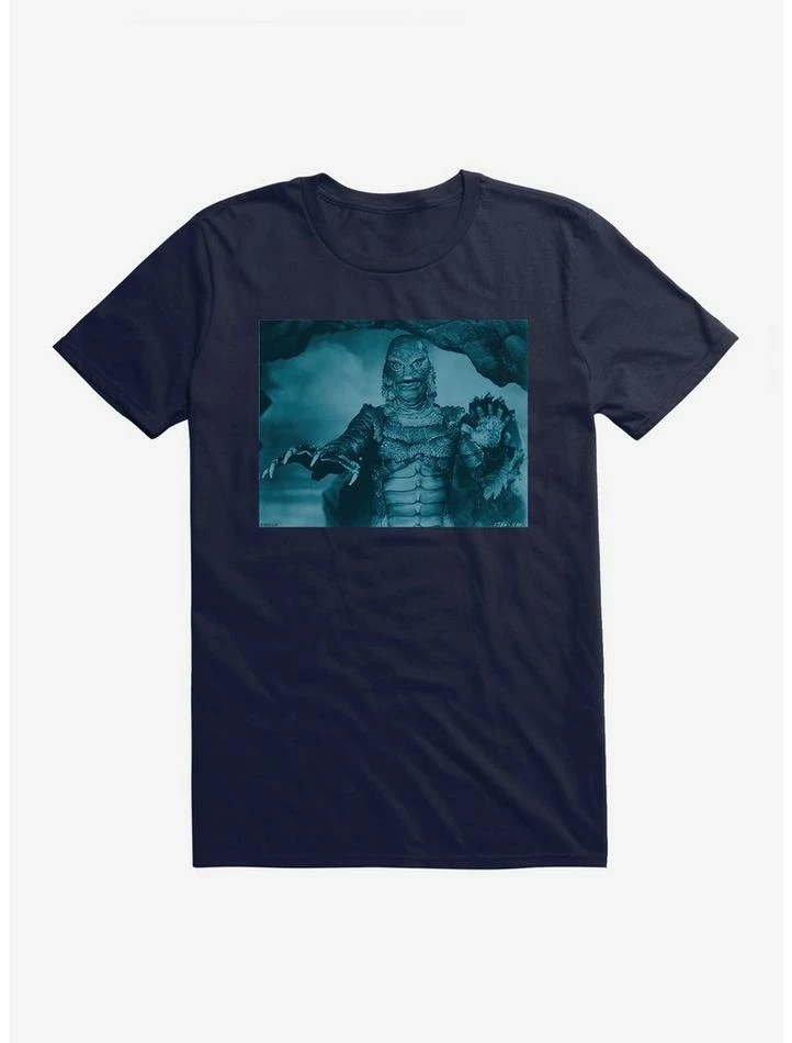 Wholesale 𧨠Creature From The Black Lagoon Live Action Blue Scene T-Shirt π₯°
