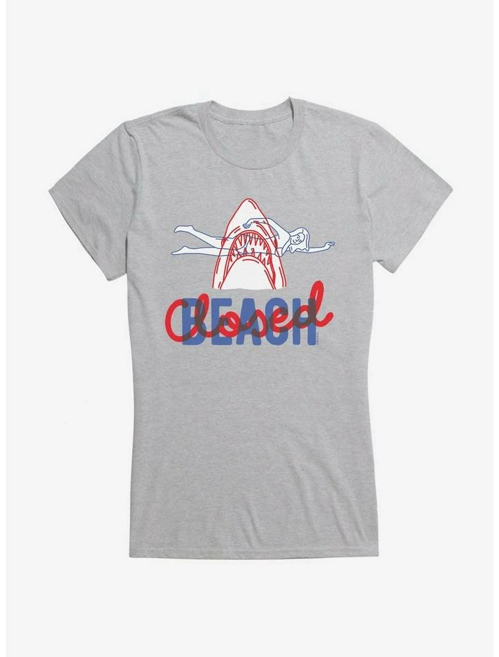Flash Sale π Jaws Beach Closed π§ Girls T-Shirt β€οΈ - Image 4