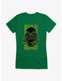 New π₯° Creature From The Black Lagoon Green Name Stack π§ Girls T-Shirt π―