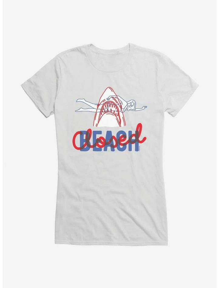 Flash Sale π Jaws Beach Closed π§ Girls T-Shirt β€οΈ - Image 6