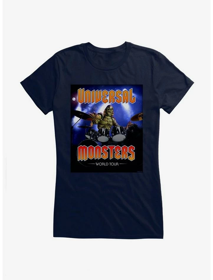 Coupon π₯ Creature From The Black Lagoon Universal Monsters Band π§ Girls T-Shirt π - Image 4