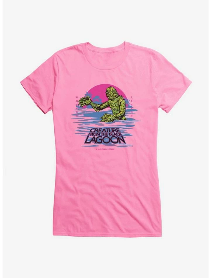 Best reviews of π Creature From The Black Lagoon Pastel Title Art π§ Girls T-Shirt π - Image 5