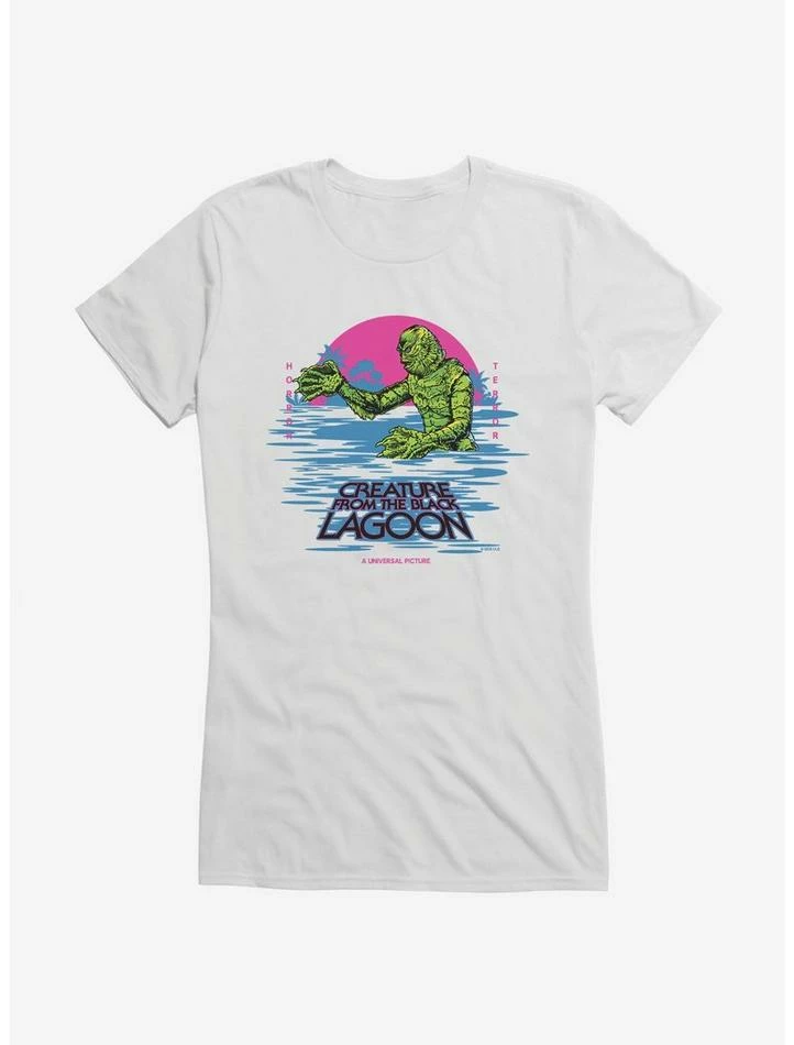 Best reviews of π Creature From The Black Lagoon Pastel Title Art π§ Girls T-Shirt π - Image 6