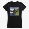 Wholesale 🤩 Creature From The Black Lagoon Warning Pop Poster 👧 Girls T-Shirt 😉