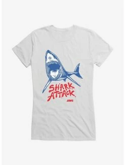 Flash Sale π€© Jaws Shark Attack π§ Girls T-Shirt π