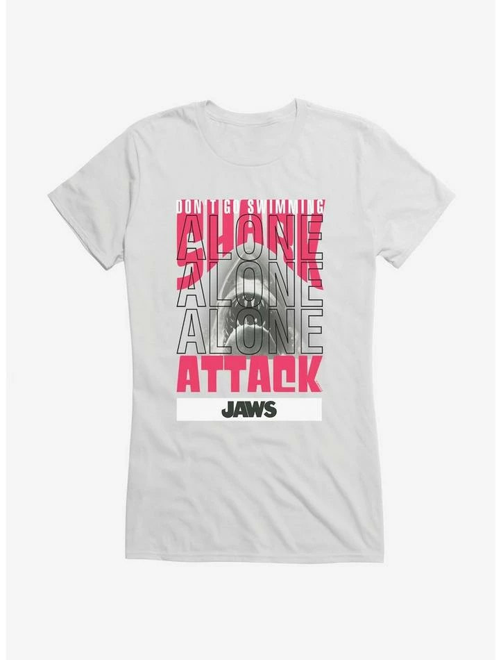 Outlet π Jaws Swimming Alone Stack π§ Girls T-Shirt βοΈ - Image 6