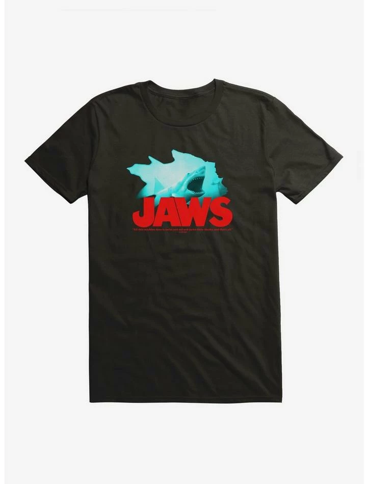 Best Pirce π Jaws Swim And Eat Quote T-Shirt βοΈ - Image 2