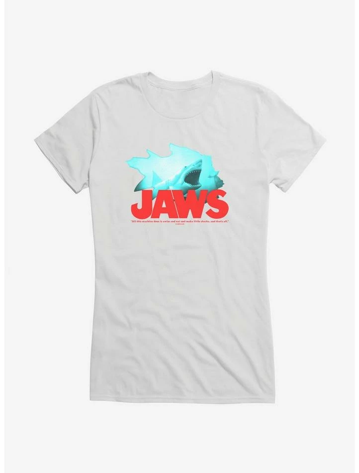 Best Pirce π Jaws Swim And Eat Quote π§ Girls T-Shirt β - Image 6