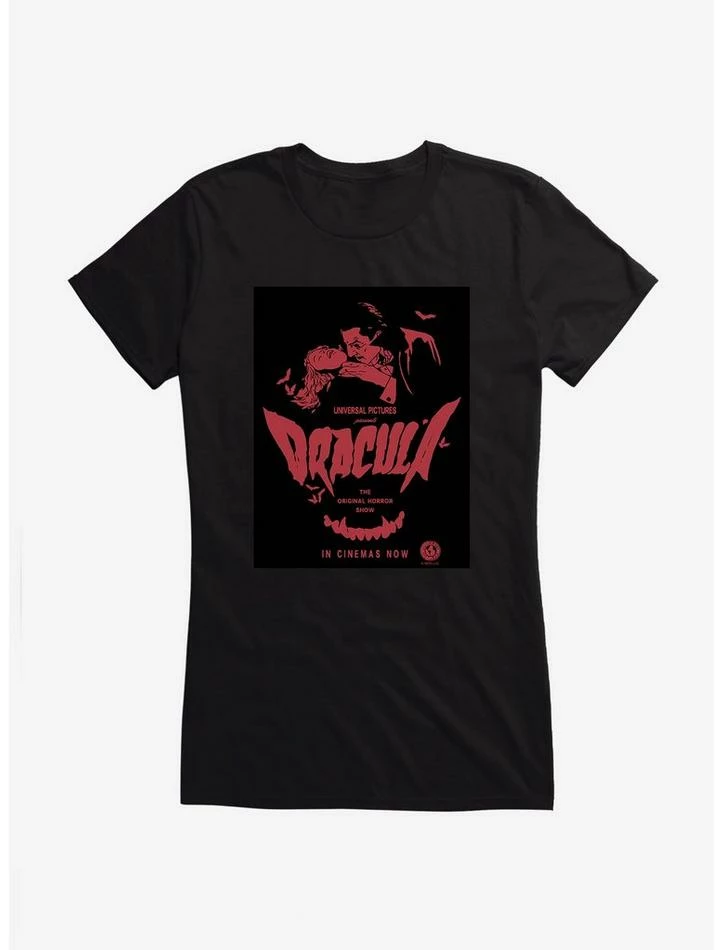 Brand new π― Dracula Poster In Cinemas Now π§ Girls T-Shirt 𧨠- Image 2