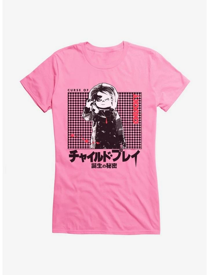 Cheap β Chucky Child Play Japanese Text π§ Girls T-Shirt β€οΈ - Image 5