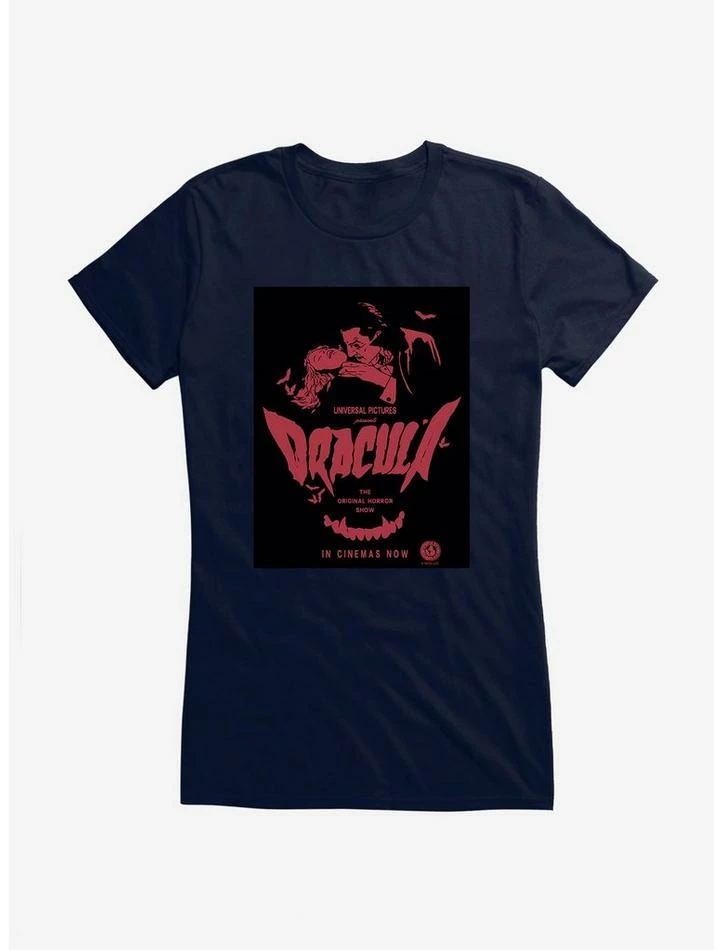Brand new π― Dracula Poster In Cinemas Now π§ Girls T-Shirt 𧨠- Image 4