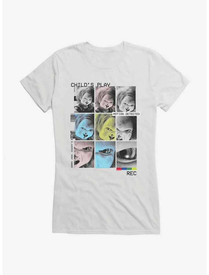 Brand new 𧨠Chucky Child's Play Recording π§ Girls T-Shirt π - Image 6