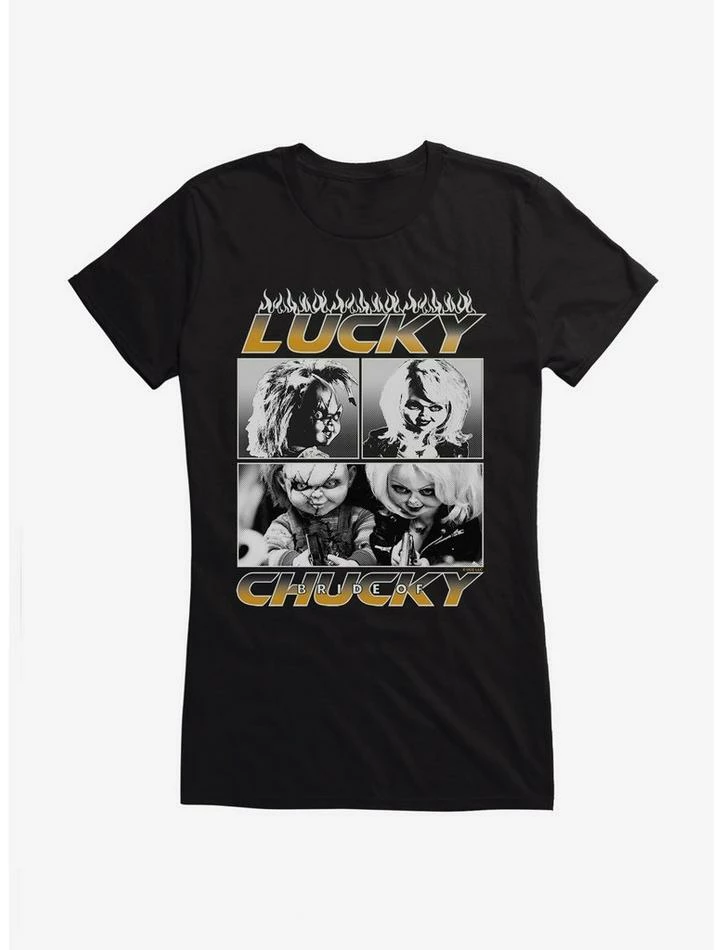 Best Sale β€οΈ Chucky Tiffany Lucky Chucky π§ Girls T-Shirt π - Image 2