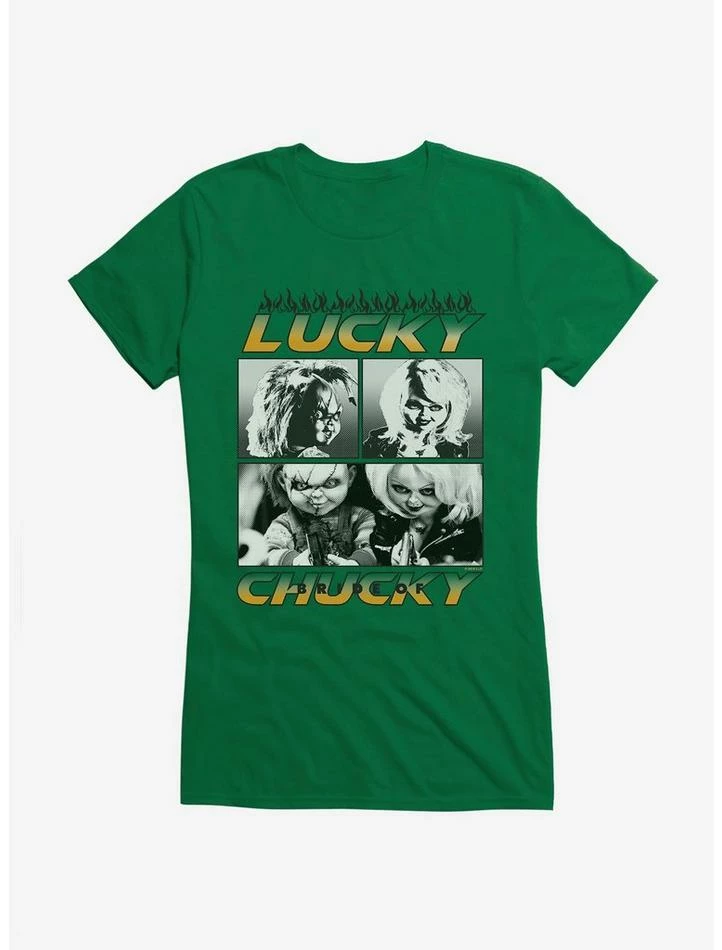 Best Sale β€οΈ Chucky Tiffany Lucky Chucky π§ Girls T-Shirt π - Image 4