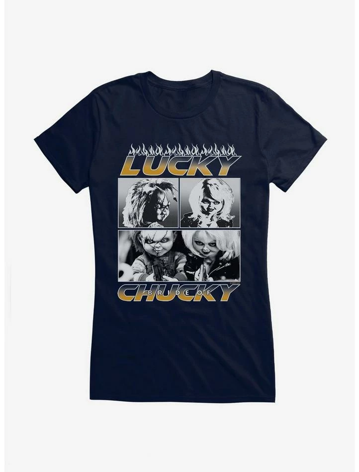 Best Sale β€οΈ Chucky Tiffany Lucky Chucky π§ Girls T-Shirt π - Image 5