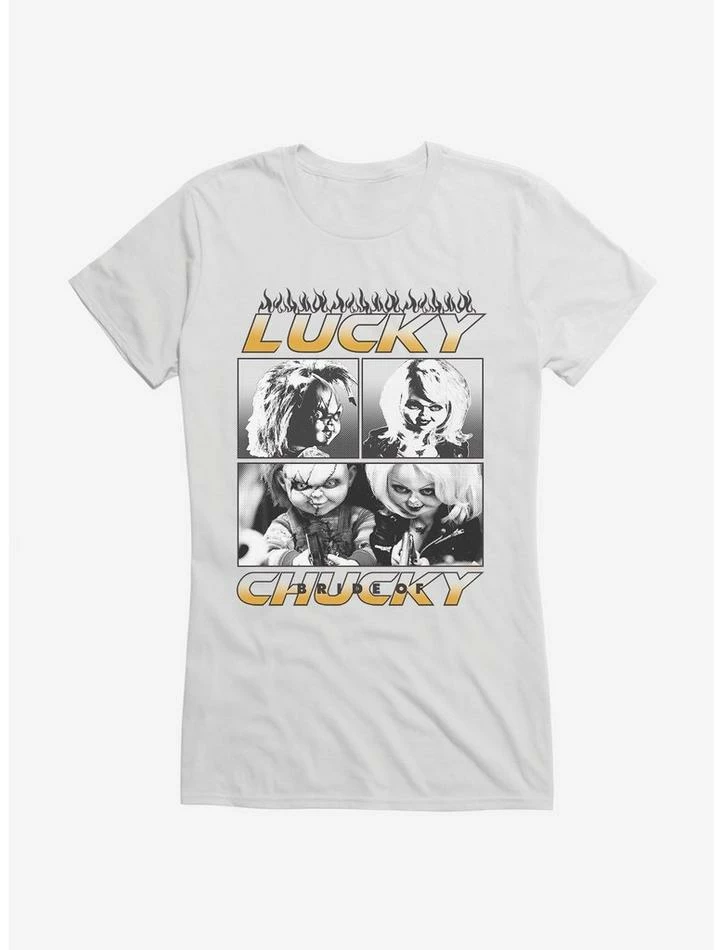 Best Sale β€οΈ Chucky Tiffany Lucky Chucky π§ Girls T-Shirt π - Image 6