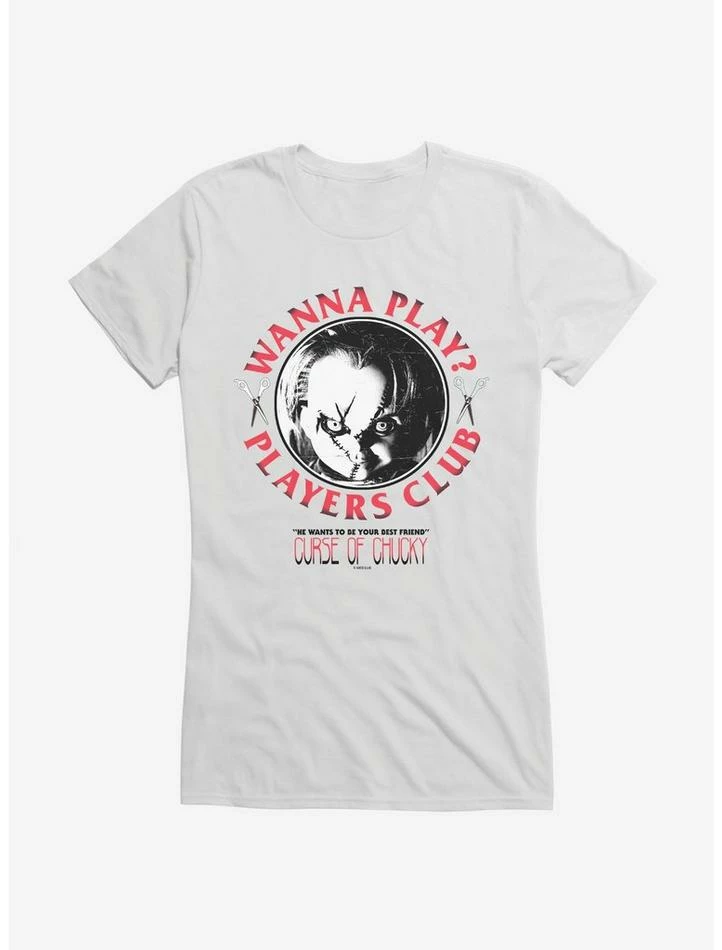 Coupon π Chucky Wanna Play Players Club π§ Girls T-Shirt π₯° - Image 6