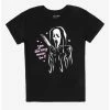 Wholesale 😀 Scream Ghost Face You Like Scary Movies Too? Boyfriend Fit 👧 Girls T-Shirt 😀