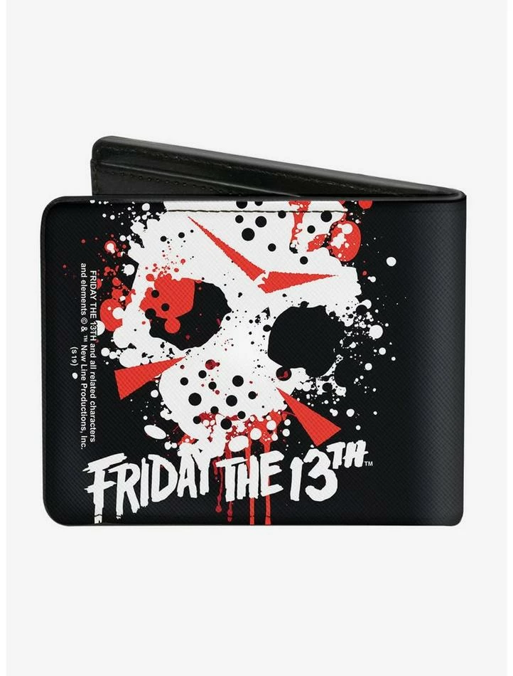 Deals π₯ Friday the 13th Jason Mask Splatter Bifold Wallet β¨ - Image 2