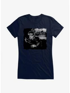 Discount π₯° The Wolf Man Mansion Pose π§ Girls T-Shirt π