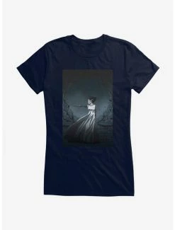 Hot Sale 𧨠Universal Monsters Bride Of Frankenstein Pose π§ Girls T-Shirt π₯°