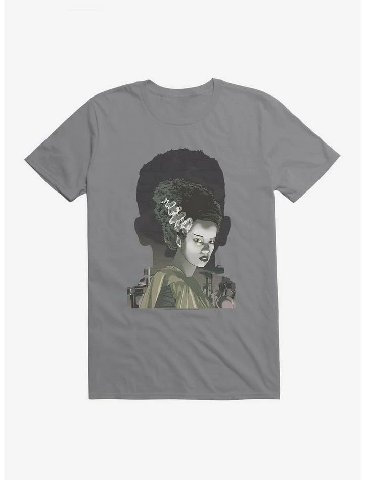 Budget π Universal Monsters Bride Of Frankenstein Shadows T-Shirt π₯ - Image 3