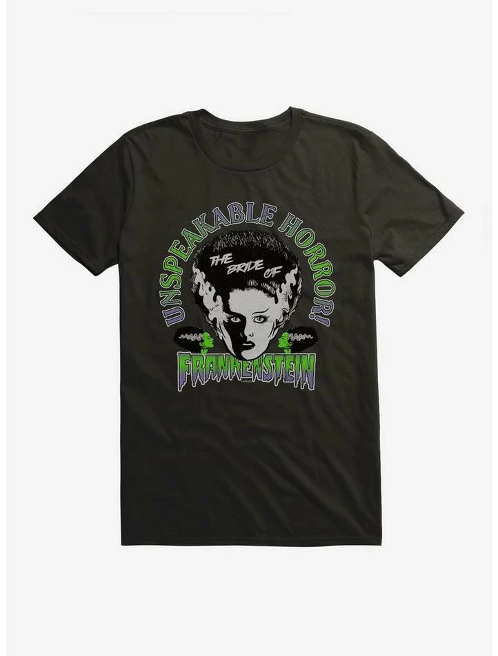 Hot Sale ๐ Universal Monsters Bride Of Frankenstein Unspeakable Horror T-Shirt ๐ - Image 3