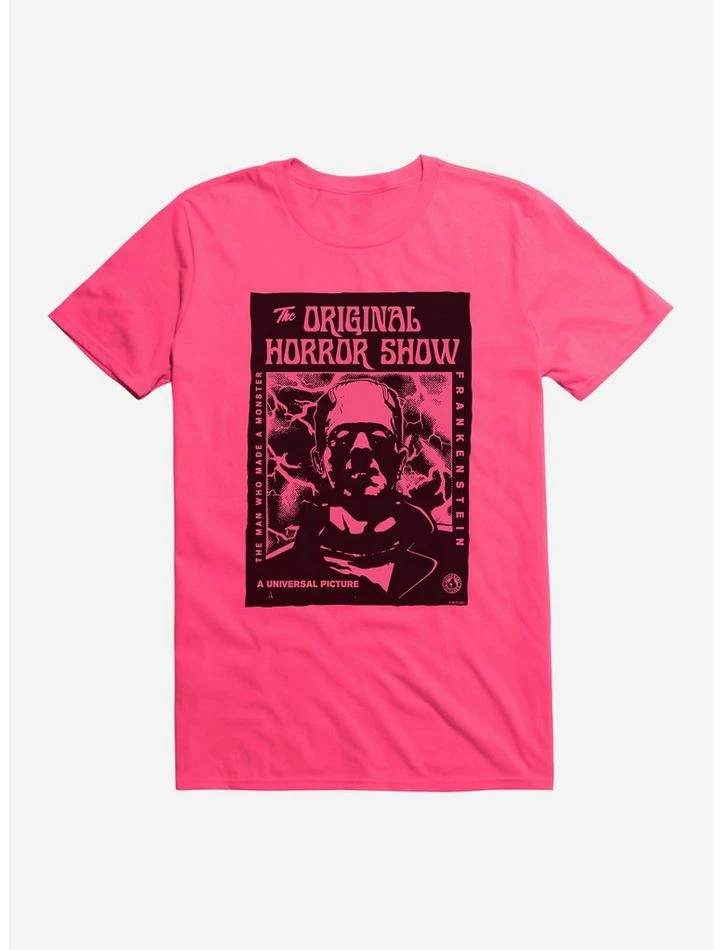 Best reviews of π Universal Monsters Frankenstein Pink Face T-Shirt π€©