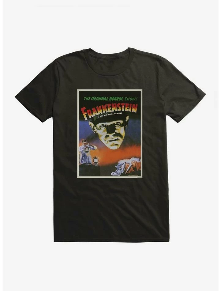Best reviews of β¨ Universal Monsters Frankenstein Vintage Poster T-Shirt β€οΈ - Image 5