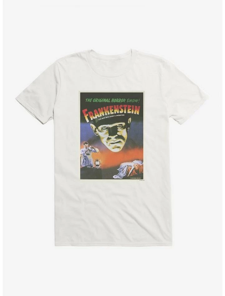 Best reviews of β¨ Universal Monsters Frankenstein Vintage Poster T-Shirt β€οΈ - Image 4