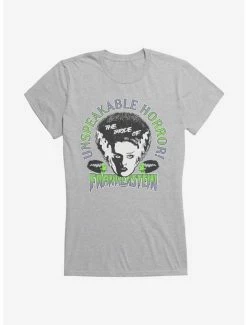 Promo 🛒 Universal Monsters Bride Of Frankenstein Unspeakable Horror 👧 Girls T-Shirt 🧨