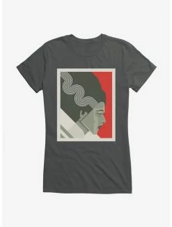 Deals 🧨 Universal Monsters Bride Of Frankenstein Simple 👧 Girls T-Shirt 😍