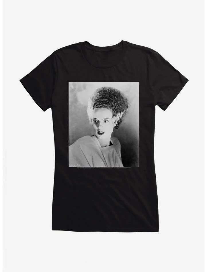 Flash Sale π₯ Universal Monsters Bride Of Frankenstein Movie Frame π§ Girls T-Shirt π― - Image 2