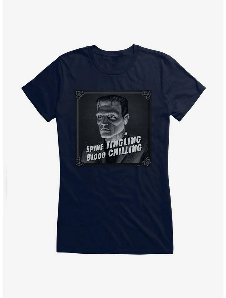 Coupon π Universal Monsters Frankenstein Spine Tingling π§ Girls T-Shirt π― - Image 5