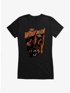 Coupon 🧨 Universal Monsters The Wolf Man Strange Savage Killer 👧 Girls T-Shirt 😀