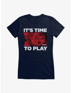 Best Sale ❤️ Chucky Time To Play 👧 Girls T-Shirt 🧨