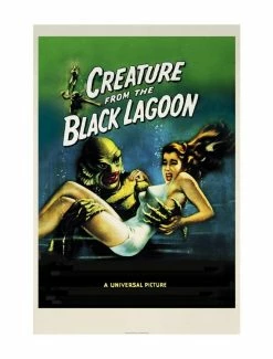 Flash Sale ⭐ Universal Monsters Creature From The Black Lagoon Movie Poster ⭐