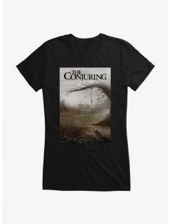 Cheapest 🎉 The Conjuring Movie Poster House 👧 Girls T-Shirt 🤩