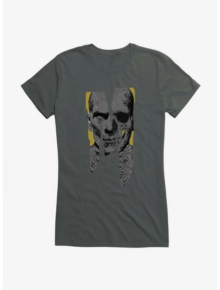Cheapest ✔️ Universal Monsters The Mummy Letter Face 👧 Girls T-Shirt 🤩