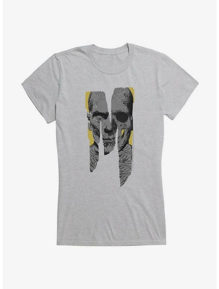 Cheapest ✔️ Universal Monsters The Mummy Letter Face 👧 Girls T-Shirt 🤩 - Image 4