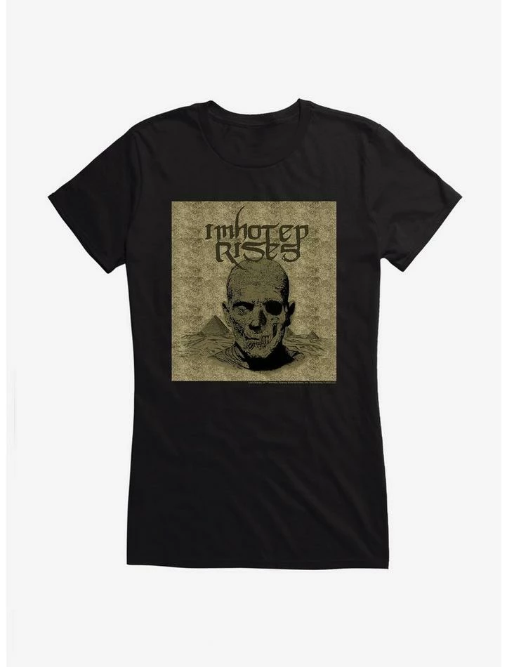 Budget β¨ Universal Monsters The Mummy Skull Face Pyramids π§ Girls T-Shirt βοΈ - Image 2