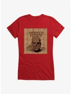 Budget ✨ Universal Monsters The Mummy Skull Face Pyramids 👧 Girls T-Shirt ✔️